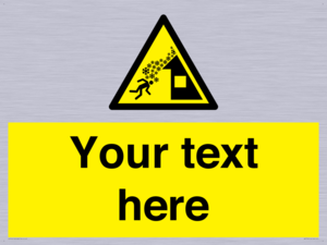 Custom warning roof avalanche